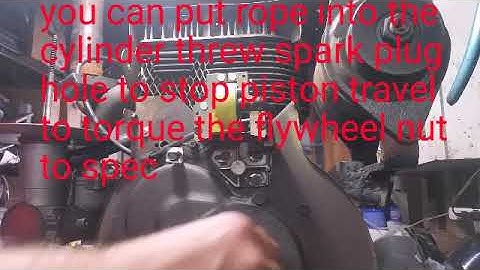 cast iron briggs flywheel/coil/points/spark timing with degree wheel fine tuning