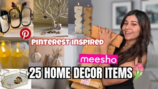 Aesthetic Meesho Haul | cute home decor items | accessories | Honest review 💕