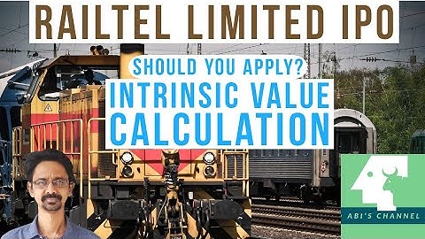 RailTel Limited IPO | Complete Details & Intrinsic Value Calculation| Explained in Tamil