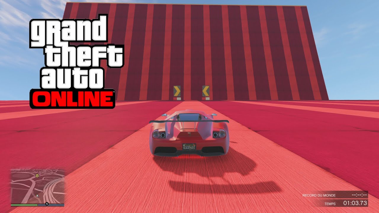GTA 5 Online Petite Course Casse Cou sur PS4 YouTube