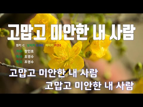 [은성 반주기] 고맙고미안한내사람 - 장민호