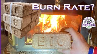 Wood Fuel Blocks  How Long Will They Burn?