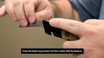 Spec Ops Tools Fixed-Blade Folding Utility Knife — Loading Blades Instructional Video