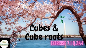 CHAPTER 7 CUBES & CUBE ROOTS || EXERCISE 7.1 QUESTION 3 & 4 SOLVED