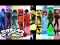 【ミラキュラス】ヒーロー＆悪者変身シーン集｜シーズン１－４