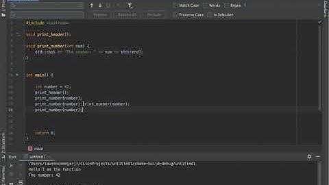 Forty Two - Function with a parameter