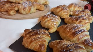 Perfetto per la colazione! Morbido e gustoso! Ricetta croissant 🥐metodo semplificato 🥐SENZA UOVA