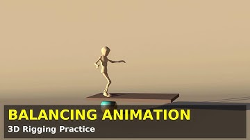 Balancing Animation | 3D Character Rigging & Animation Practice (Beginner Animator Project)