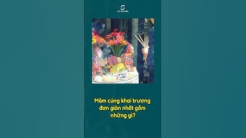 Mâm Cúng Khai Trương Đơn Giản Nhất Gồm Những Gì?  #phongthuy #tamlinh  #baihoccuocsong