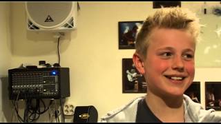 item leerlingen Novae Popschool voor EdeTV