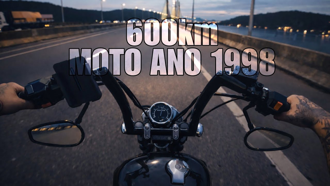 RODEI 600KM EM UMA MOTO 1998 | Viagem Longa de Virago 250cc
