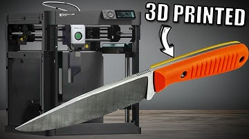 Are 3D Printers Good For Knife Making? | Bambu P1P