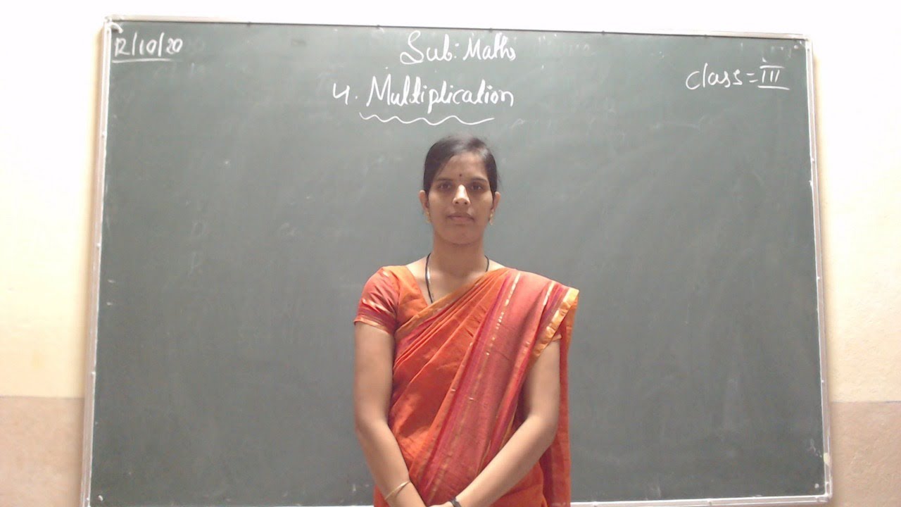 CLASS 3RD MATHS (4: MUITIPLICATION) #1 - YouTube