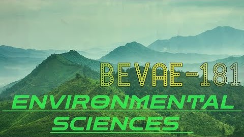 Human communities and Environment || Unit-13 BEVAE-181 #ignou #bag #evs #englishmedium