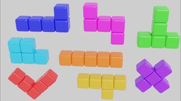 Tetris/Blocks Tetris/Pentominoes/Blender tetris/Tetris/#tetrisgame #pentominoes#blender