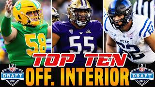 Top Interior Offensive Linemen in the 2024 NFL Draft | Guard & Center Rankings