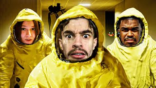 bistecone tenta sobreviver com os amigos - Backrooms: Escape Together | ft. Gabriel e Misty