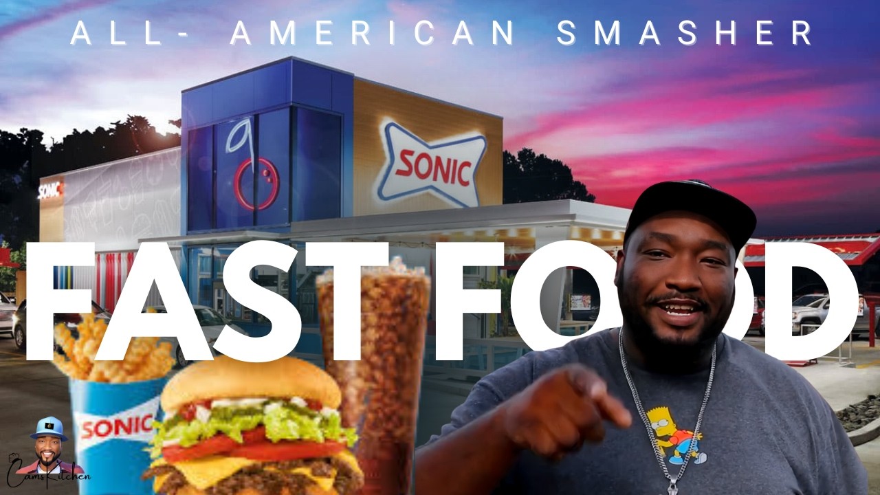 Обзор бургера "Sonic's All-American Smasher Burger"!