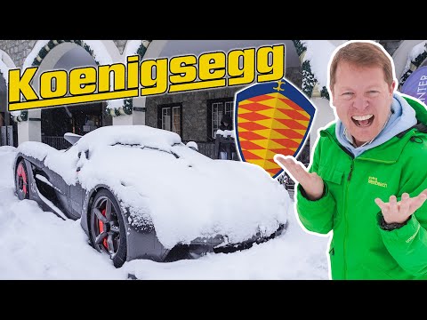 Видео: WHO DOES THIS!? Koenigsegg JESKO ABSOLUT in the Snow