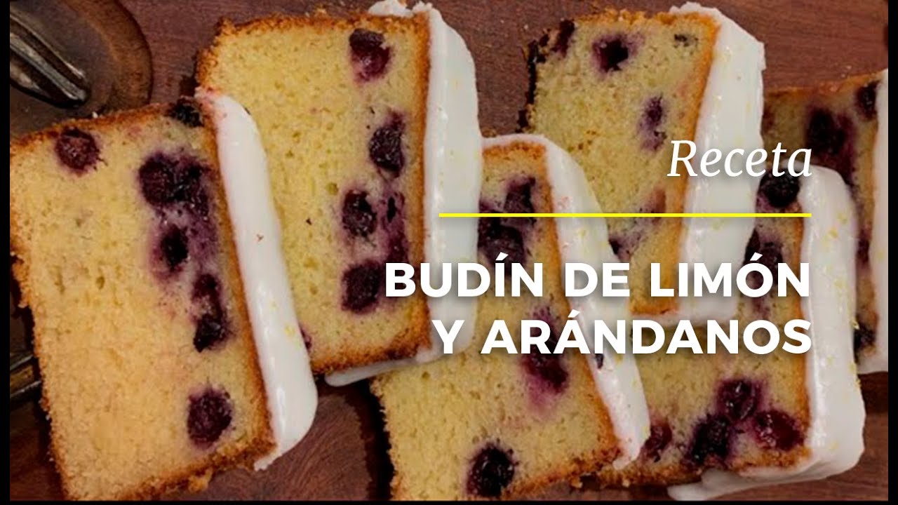 RECETA | Cómo hacer budín de limón y arándanos | Pedro Lambertini