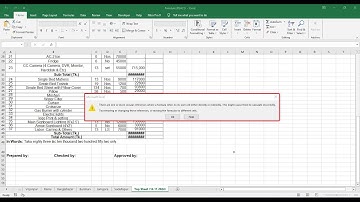 how to fix there are one or more circular references problem in Excel