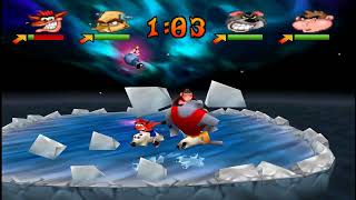 Crash Bash Gameplay - Trophy 2 Polar Panic