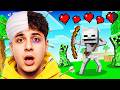 Oyunda aldığım Hasar = Gerçek Hasar... 🤕 (sevgilimle) | Minecraft