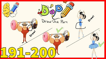 DOP Draw One Part | Level 191 192 193 194 195 196 197 198 199 200 Solution or Walkthrough