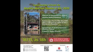 Lançamento do Anuário Martius-Staden nº 63 - 2020