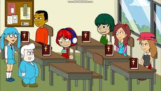 Gideon Gleeful gets 5 strikes at school
