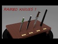 Fusion 360 Rambo knives 1