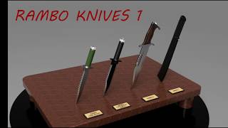 Fusion 360 Rambo knives 1