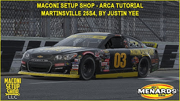 iRacing Maconi ARCA Martinsville Guide to Qualifying and Race 25S4