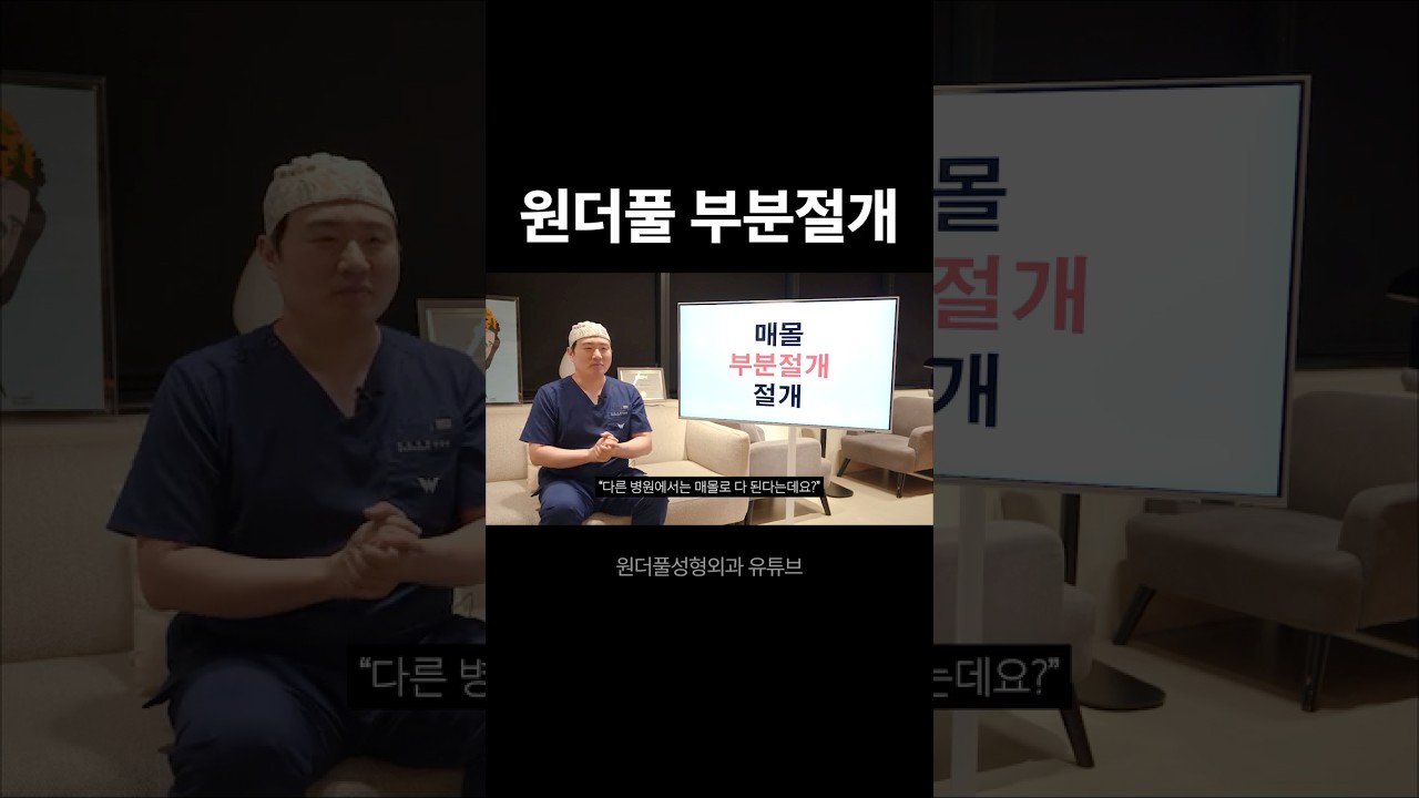 [Вондерфул Гоо заслын эмнэлэг] Вондерфул хэсэгчилсэн зүслэг