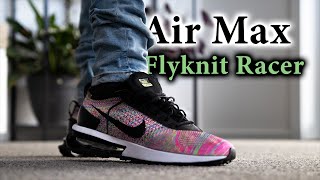 Nike Air Max Flyknit Racer - Multi Colour - Review & On Feet (5 Different  Pants) - YouTube