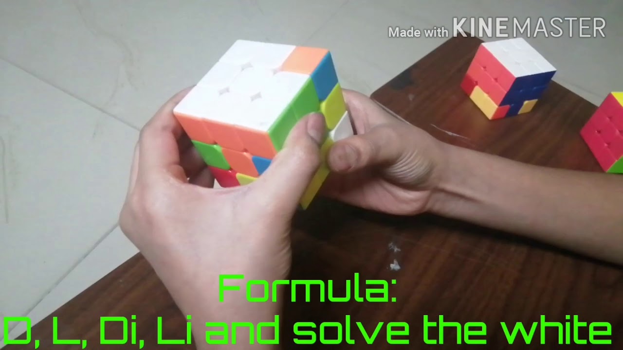 How to solve a rubiks cube second layer - YouTube