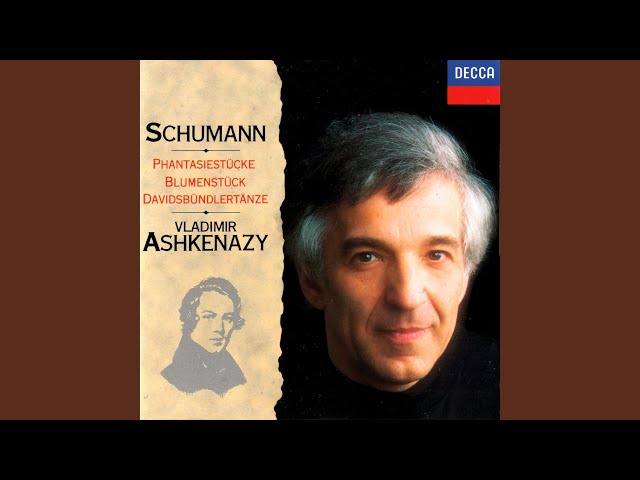 Schumann - Blumenstück pour piano : Vladimir Ashkenazy, piano