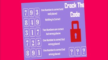 CRACK THE CODE logical Brain Teaser with Answer | Critical Thinking Puzzles for Smart Minds