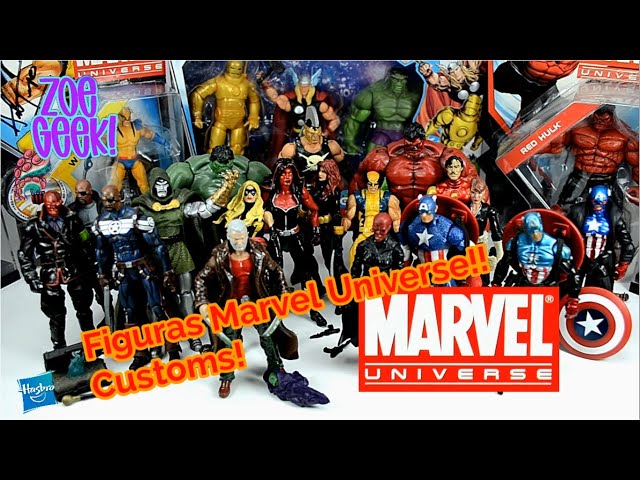 Mis Customs de Figuras Marvel Universe Colección 3.75 Captain America Cap  Bucky Red Skull Fantomex 