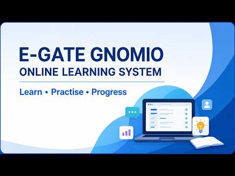 E-Gate Gnomio | Online Learning System – Overview