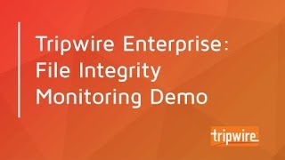 Tripwire Enterprise: File Integrity Monitoring Demo screenshot 4