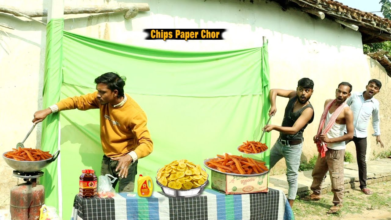 CHIPS PAPER CHOR | Very Special Top Trending Comedy Video 2025 😂 latest amaizing funny video