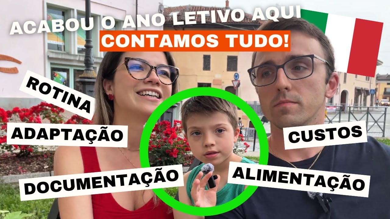 ESCOLA PÚBLICA NA ITÁLIA - Como funciona | Adaptação do nosso filho de 6 anos | CONTAMOS TUDO!