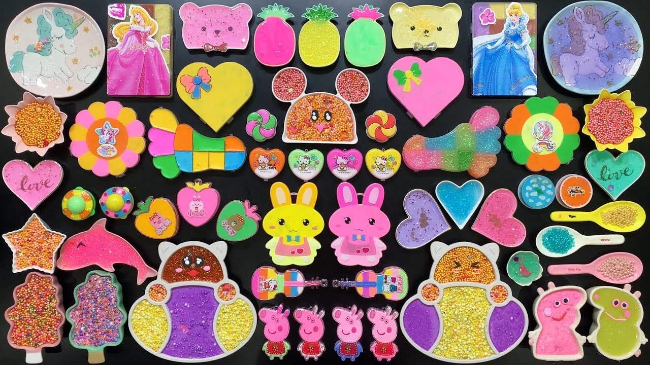 Mixing Random Things Into Homemade Slime !! Most Satisfying DIY Slime !! Relaxing with Slime 