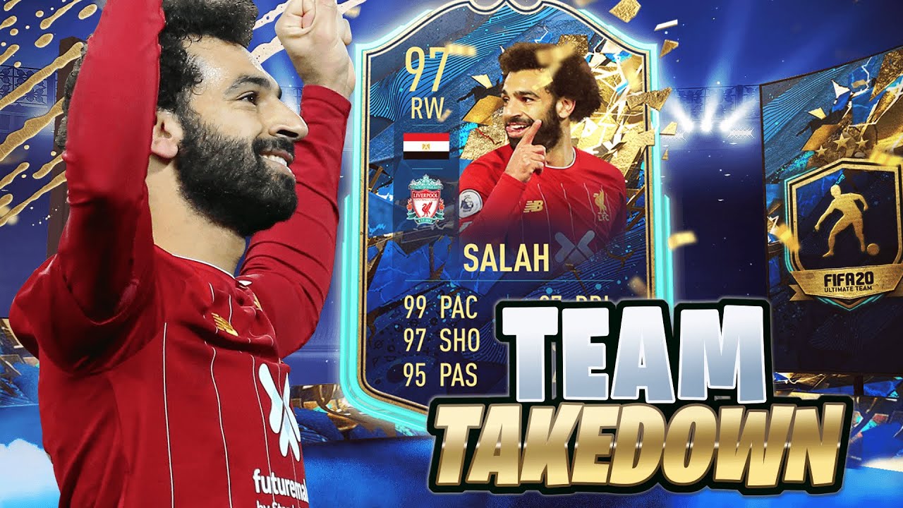 TEAM OF THE SEASON MOHAMED SALAH TEAM TAKEDOWN!!!