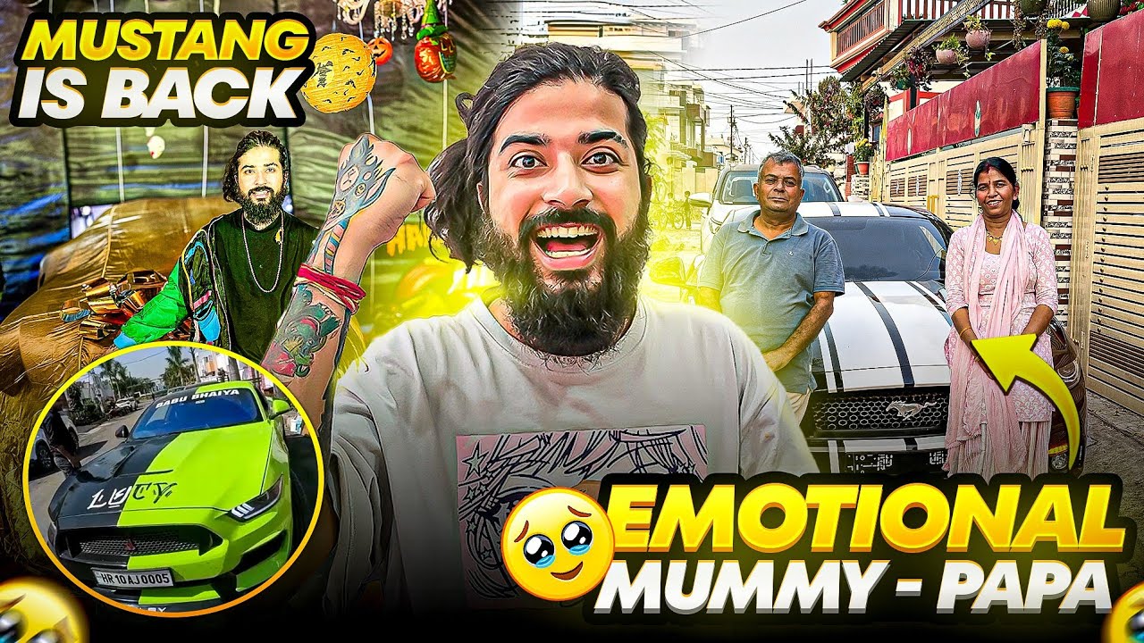 Apni Supercar Mustang Gt Ko Ghar Le Aaye Mummy Papa Emotional Hoagye 😭