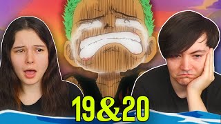 ZOROS DEPRESSING BACKSTORY ? One Piece Ep 19 & 20 REACTION & REVIEW