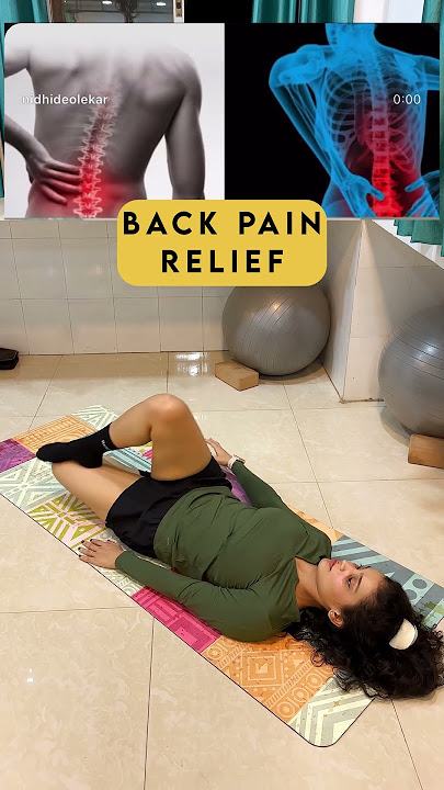 Simple Back Stretch For Lower Back.👌🏻
