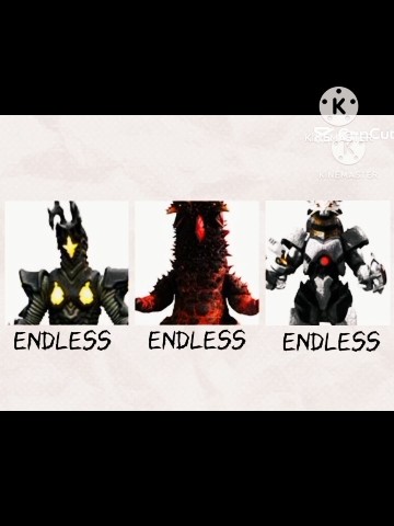 endless:hyper zetton,maga pandon,galactron #ultraman #endless