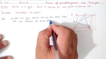 Chapter:9 Ex.9.2 (Q.3) Areas of Parallelograms and Triangles | Ncert Maths Class 9 | Cbse.